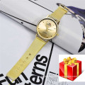 High Quality Simple Design Golden Plated Jewelry Wristwatch for Men Gifts